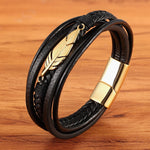 Leather Multi-layer Bracelet for Men and Women