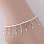 Bohemian Pearl Ankle Bracelet For Women